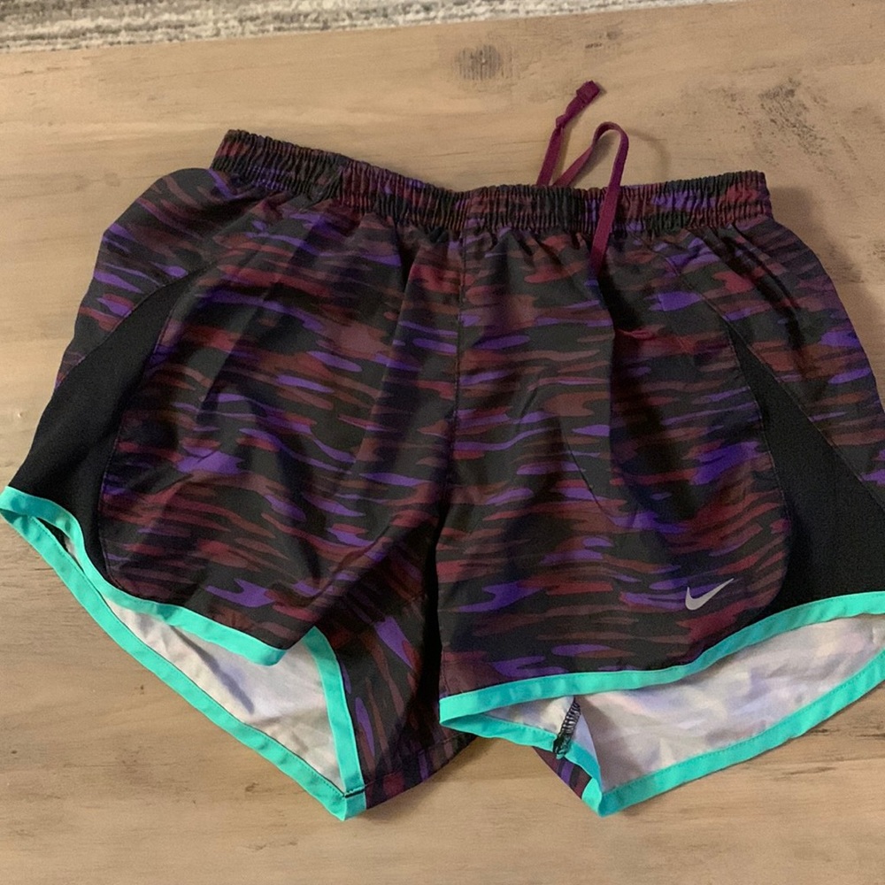 Nike purple Camo style shorts